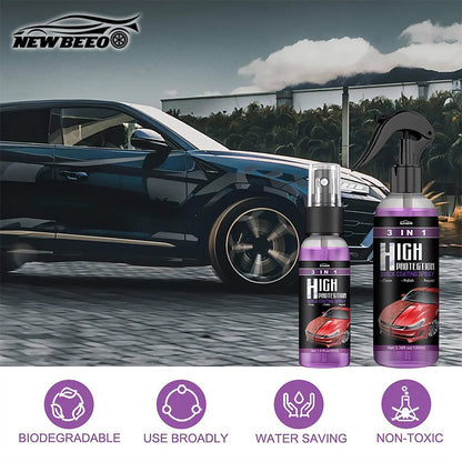 3-in-1 car and ceramic polishing spray🔥🔥Buy more, Get more!