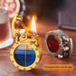 🎁Vintage Trench Lighter Transparent Kerosene Lighter Antique Steampunk Lighter Cool Unique Lighter for Men (No Fuel) (Golden)