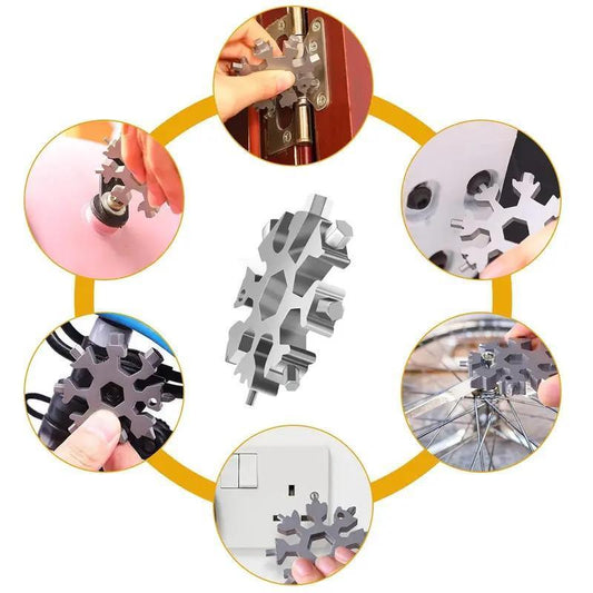 Fingertip Gyro Multifunctional Snowflake Wrench