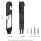 Multi-function Ratchet Tire Lever with Hex Wrench and File Blade