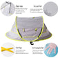 ☀️🛡️ Instant Baby Beach Tent (UPF 50+) – Pops Up in 1 Second! 360° Airflow, Bug & UV Protection. The Ultimate Lightweight Travel Companion for Beach & Backyard Fun. 🧸🌬️