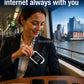 📶Mobile hotspot with full Wi-Fi coverage