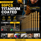 🏭✨ Factory Outlet – 99pc Titanium Drill Bit Set 🔩⚡🧰