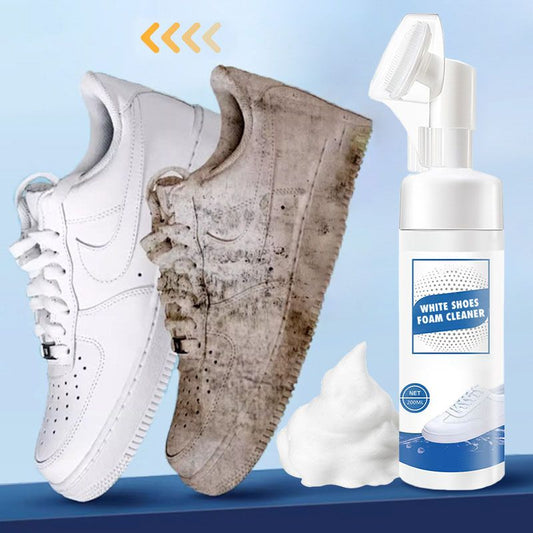 👟✨ White Shoes Foam Cleaner – Instant Brightening Foam 🧼💥