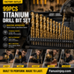 🏭✨ Factory Outlet – 99pc Titanium Drill Bit Set 🔩⚡🧰