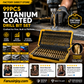 🏭✨ Factory Outlet – 99pc Titanium Drill Bit Set 🔩⚡🧰