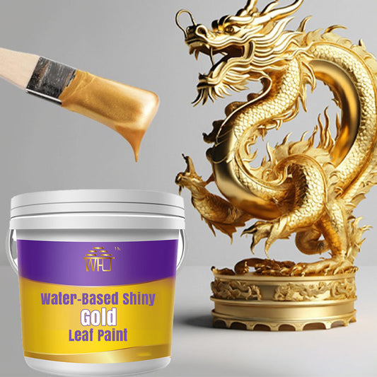 Water-Based Shiny Gold Leaf Paint