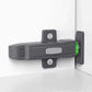 Cabinet Door Press-to-Open Spring Lock and Matching Hinge