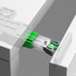 Cabinet Door Press-to-Open Spring Lock and Matching Hinge