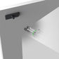 Cabinet Door Press-to-Open Spring Lock and Matching Hinge