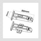 Cabinet Door Press-to-Open Spring Lock and Matching Hinge