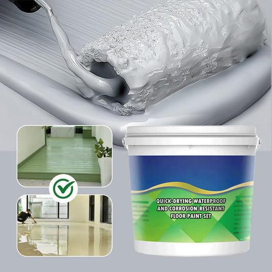 Quick-Drying Waterproof and Corrosion-Resistant Floor Paint Set