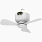 🌀 LIMITED-TIME 50% OFF! ✨ Rechargeable Ceiling Fan with LED Light – 8000mAh Battery, Remote Control, Quiet Motor 🏠