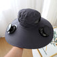 🧢 LIMITED-TIME 50% OFF! ✨ Solar Fan Sun Hat – UPF 50+, Dual Power, Ultralight ☀️