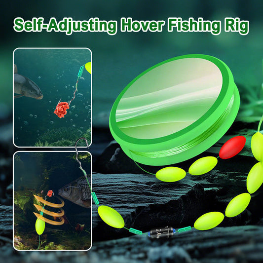 Self-Adjusting Hover Fishing Rig