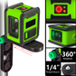 📐50% OFF NOW!🔦Mini Cross Line High Precision Laser Level – Self-Leveling, Vertical/Horizontal Lines & Compact Design 🔧