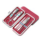 💥Stainless Steel Manicure Sets with PU Leather Case