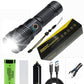Set of Super Bright Waterproof Rechargeable Flashlights with Zoom