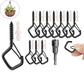 📢📢50% OFF !! ⏰ 20Pcs Square Snap Clips Hooks – Secure Lock, Versatile & Durable for Bonsai, Lights & Decor ✨