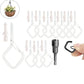📢📢50% OFF !! ⏰ 20Pcs Square Snap Clips Hooks – Secure Lock, Versatile & Durable for Bonsai, Lights & Decor ✨