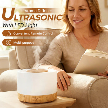 Ultrasonic Aroma Diffuser with LED Light