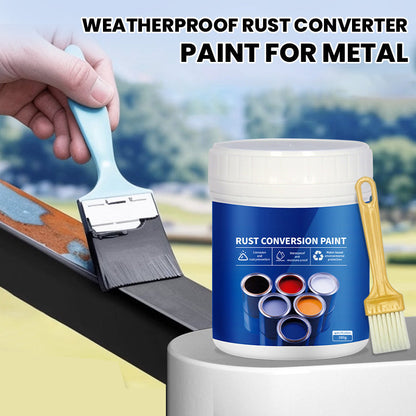🌧️✅ Weatherproof Rust Converter Paint for Metal 🛡️🔩