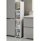 Narrow Storage Cabinet with Wheels