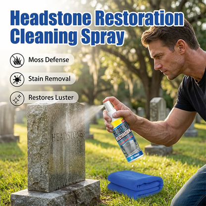 ✨ Headstone Restoration & Cleaning Spray 🕯️