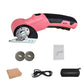 Mother's Day Gift for Mom: Cordless Electric Fabric Scissors – Rechargeable, Lightweight, Effortless Cutting Kit for Sewing & Crafting