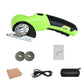 Mother's Day Gift for Mom: Cordless Electric Fabric Scissors – Rechargeable, Lightweight, Effortless Cutting Kit for Sewing & Crafting