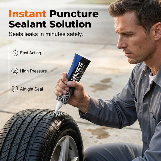 🚗🔧 Tire Repair Adhesive Kit – Fix Punctures Fast 🧰