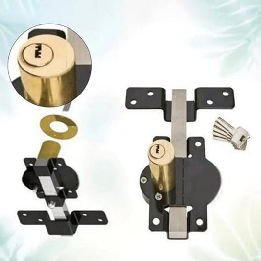 🔐 Long Throw Gate Lock (50/70mm) – 5 Keys Included 🔒🚪