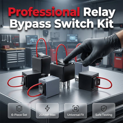 🔌 Automotive Relay Tester with Bypass Jumper Set – Quick Fix for Relay Issues 🔧⚡