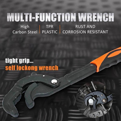 🔧 Multifunctional 12-inch Large Opening Universal Adjustable Wrench 📏