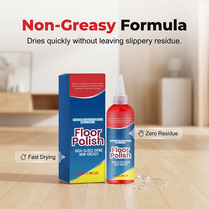 Floor Polish – Scratch Repair & High Gloss Shine 🔧✨🏠🚫🦶
