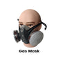 😷 Activated Carbon Anti-Dust Double Tank Gas Mask 🛡️