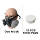 😷 Activated Carbon Anti-Dust Double Tank Gas Mask 🛡️