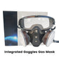😷 Activated Carbon Anti-Dust Double Tank Gas Mask 🛡️
