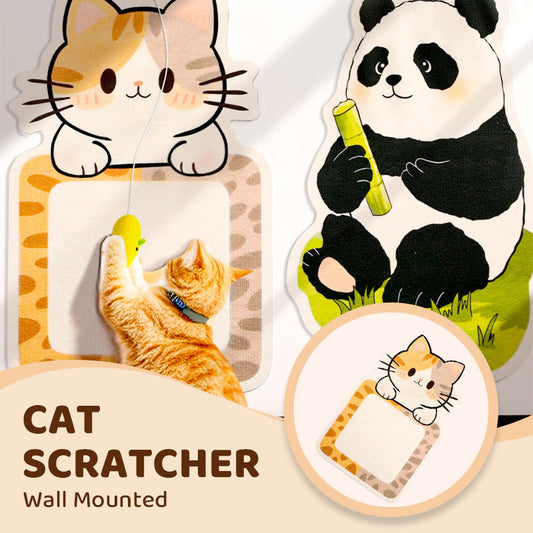 🐈 Wall Mounted Cat Scratcher – Space Saving, Fun Scratching 🧱🐾