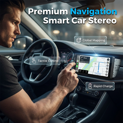 🚗 Smart Car Stereo with WiFi, GPS Navigation & Backup Camera 📱