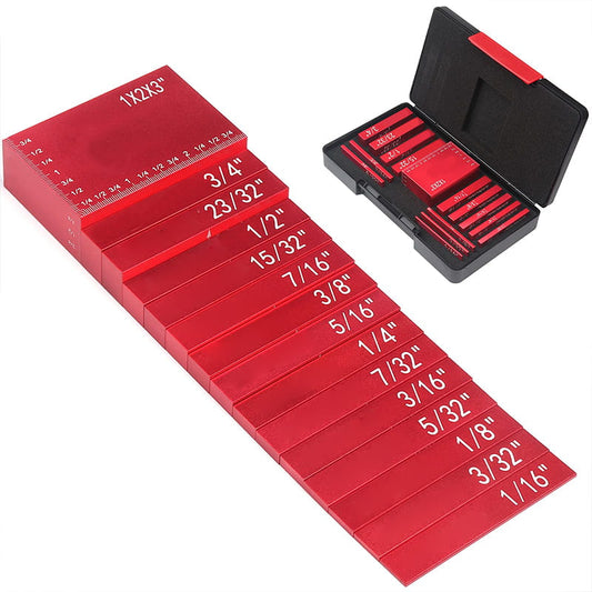 🪚 15 PCS Setup Blocks & Height Gauge Set – Precision Alignment Tool 📏⚙️