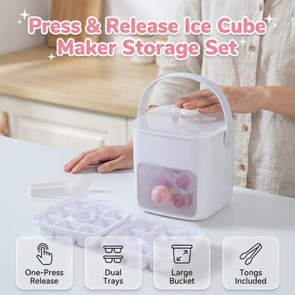 🆕 Hot Sale: 50% OFF – 🧊 Portable Press Type Ice Bucket 🔥