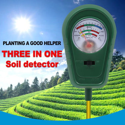 3-in-1 Soil Detector with Pointer Display 🌱📟☀️💧