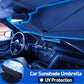Car Windshield Sun Shade Umbrella – Foldable UV Protector ☂️🚗🌞🛡️