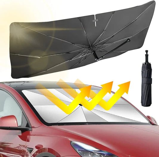 🔥 Limited Time: 50% OFF – Car Windshield Sun Shade Umbrella, Foldable UV Shield ☂️🌞
