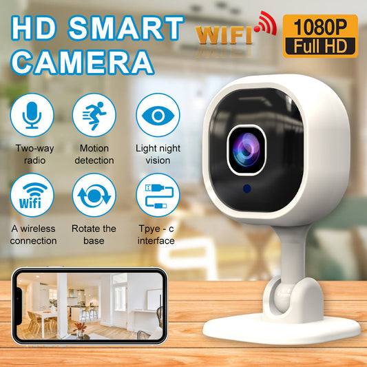 🔥 50% OFF – Wireless Smart HD Security Camera – Night Vision 📷🏠🌙📱