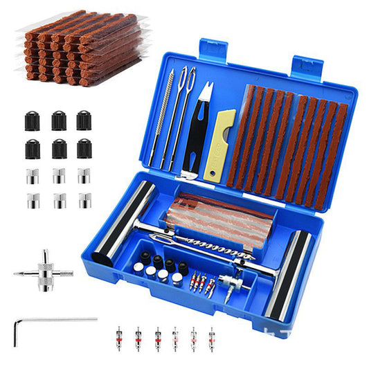 Heavy Duty Tire Repair Kit – Plugs, Reamer & Insert Tool 🛞🪛🧰⛰️