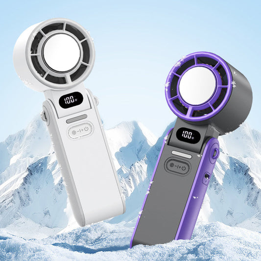 3-in-1 Portable Cooling Fan – LED Digital Display & 5000mAh 🌬️📟🔋✨