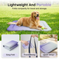 🔥LAST DAY SALE ONLY￡8.99!!❄Pet Cooling Mat for Dogs & Cats 🐾  Naturally Cool Ice-Silk Pad Breathable, Washable & Soft 🌿  For Floors, Sofas & Car Travel Multiple Sizes Gradient Colours ☀️🐶🐱