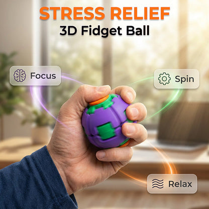 3D Printed Fidget Ball – Liquid Flow Motion 🌀✨🤖💧